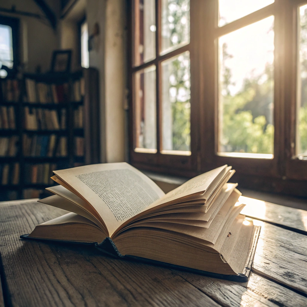 Open book for knowledge