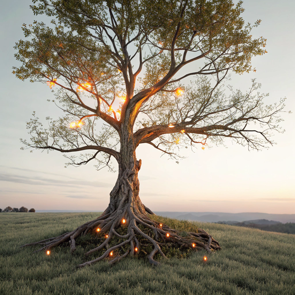 Generational tree illustration